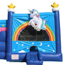 Load image into Gallery viewer, Party with a Unicorn Bounce House - $390 Overnight Rental.
