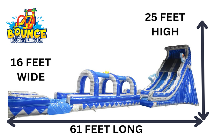 25 FT Tall Wave Rider Slide - $585 Overnight Rental.