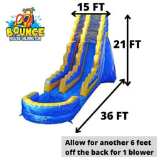 Load image into Gallery viewer, 21 FT MELTING ARCTIC SLIDE - $415 Overnight Rental.
