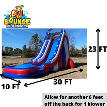 Load image into Gallery viewer, The American 23 Ft Slide - $435 Overnight Rental.
