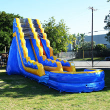 Load image into Gallery viewer, 19 FT MELTING ARCTIC SLIDE Rental Rates Wet $355 or Dry slide with Ball Pit  $355 Bounce House Rentals Wilmington NC 
