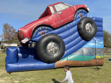 Load image into Gallery viewer, Monster Truck Bounce House Wilmington Rental Rate $310 Dry Use Only. Bounce House Rentals Wilmington NC 
