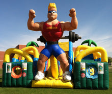 Load image into Gallery viewer, IronMan Obstacle Course with 20 FT Tall Slide,- $800 Overnight Rental.
