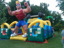 Load image into Gallery viewer, IronMan Obstacle Course with 20 FT Tall Slide,- $800 Overnight Rental.
