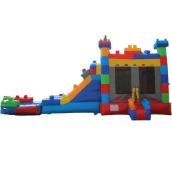 Blocks202 1731977110 Blocks Dual Slide Bounce House - $385 Overnight Rental