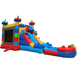 Blocks204 1731977110 Blocks Dual Slide Bounce House - $385 Overnight Rental