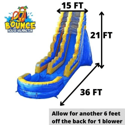 21 FT MELTING ARCTIC SLIDE (Wet) - $415 Overnight Rental