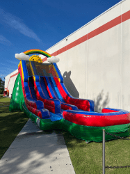 Rainbow20Rush203 1732030642 22 FT Rainbow Rush Dual Lane Slide - $460 Overnight Rental