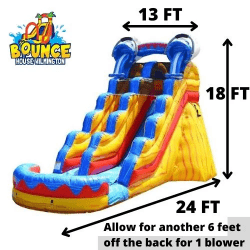 Wilmington Splash 18 FT SLIDE (Wet) - $415 Overnight Rental