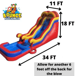 18 FT Power Slide (Wet) - $405 Overnight Rental