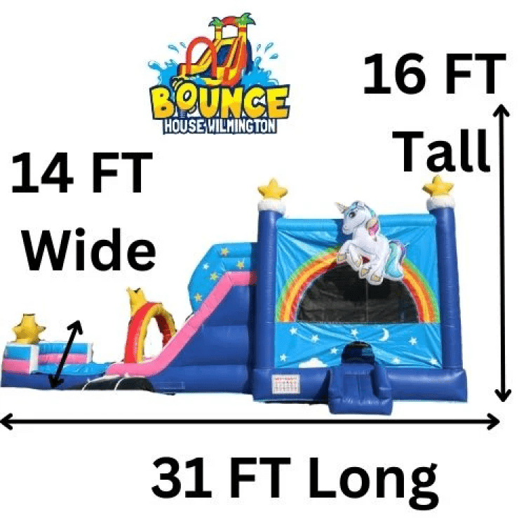 Party with a Unicorn Bounce House - $350 Overnight Rental