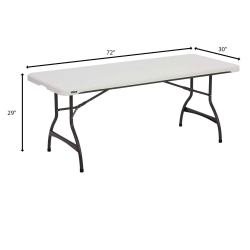 6' Rectangle Banquet Table - $10 Overnight Rental