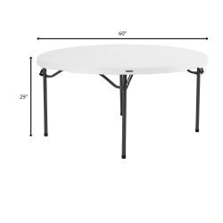 5' Round Table - $15 Overnight Rental