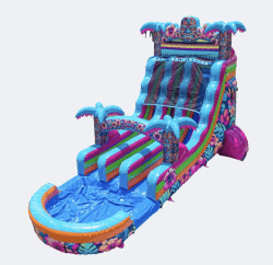 aloha202 1769184204 18FT Aloha Splash Dual Lane Slide - $415 Overnight Rental (Wet)